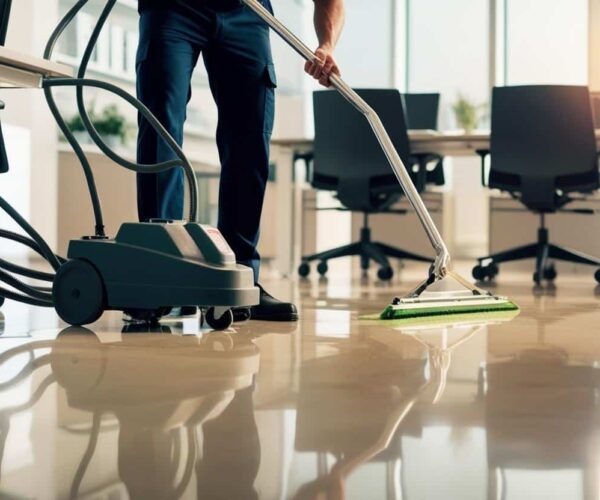 deep floor cleaning